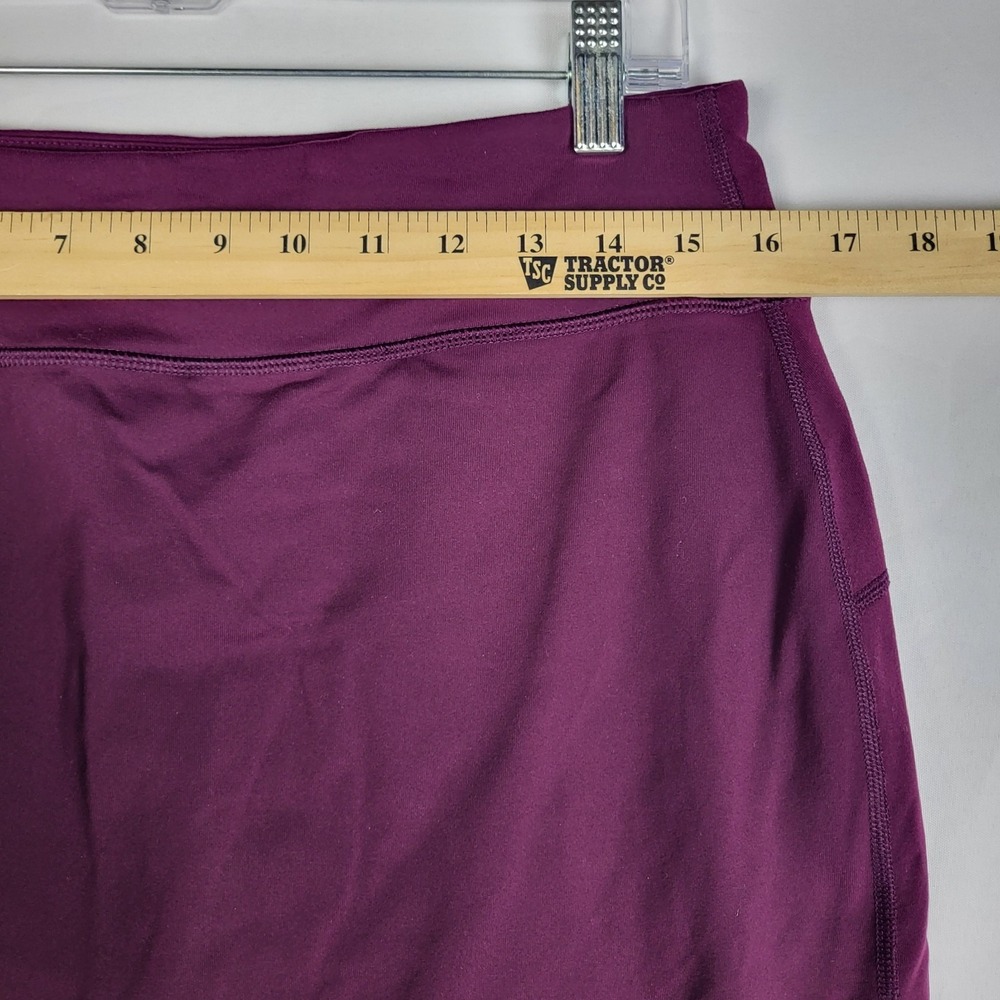 Duluth Trading Co Skort Women's Medium Purple Stretch Zipper Pockets Outdoor - Picture 6 of 7